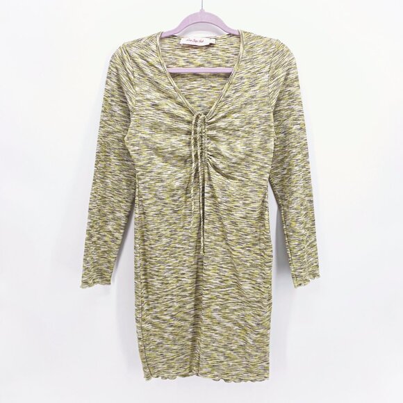 Lisa Says Gah Lotta Ribbed Space Dye Mini Dress - Picture 2 of 9